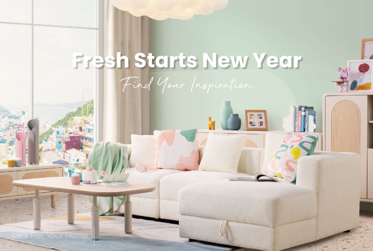 Fresh Starts New Year ต้อนรับปีใหม่ รีเฟรชชีวิตสดใสในบ้านของคุณ