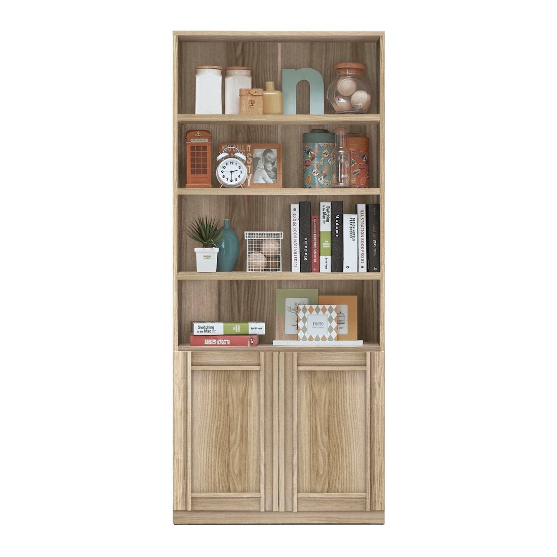 Bookcase Lybrary Light Wood Light Wood