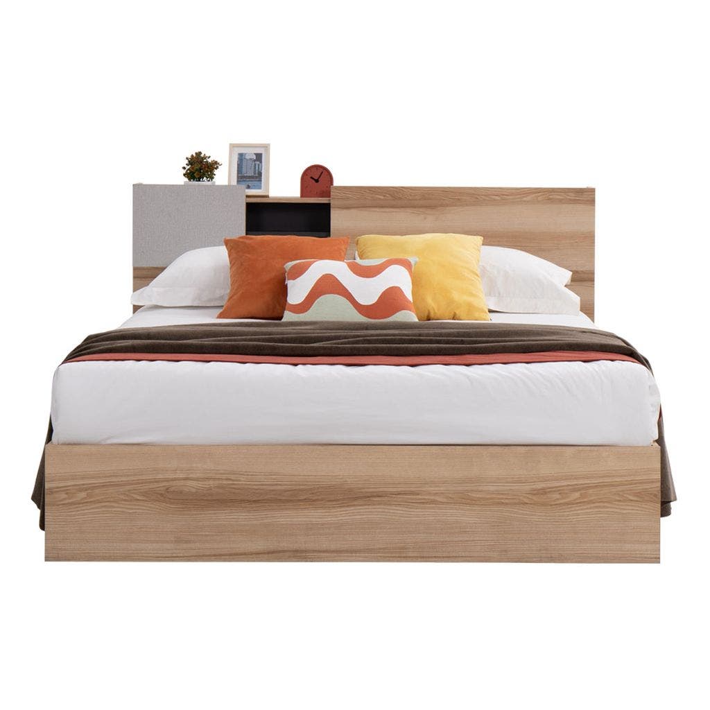 5 ft. Bed Mavis Light Wood Light Wood