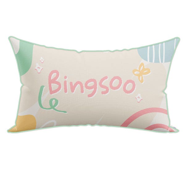 หมอนอิง รุ่น My Life Bingsoo 30x60 สีเขียว1