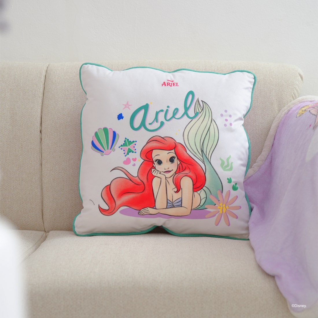 หมอนอิง DISNEY รุ่น PRINCESS ลาย ARIEL-01