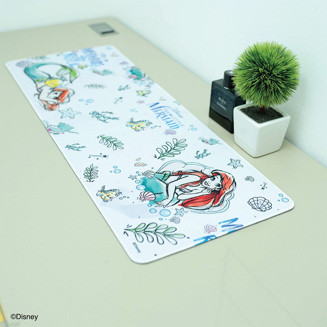 แผ่นรองเมาส์ DISNEY รุ่น PRINCESS-ARIEL Table Pad/01 สีไลท์พิงค์