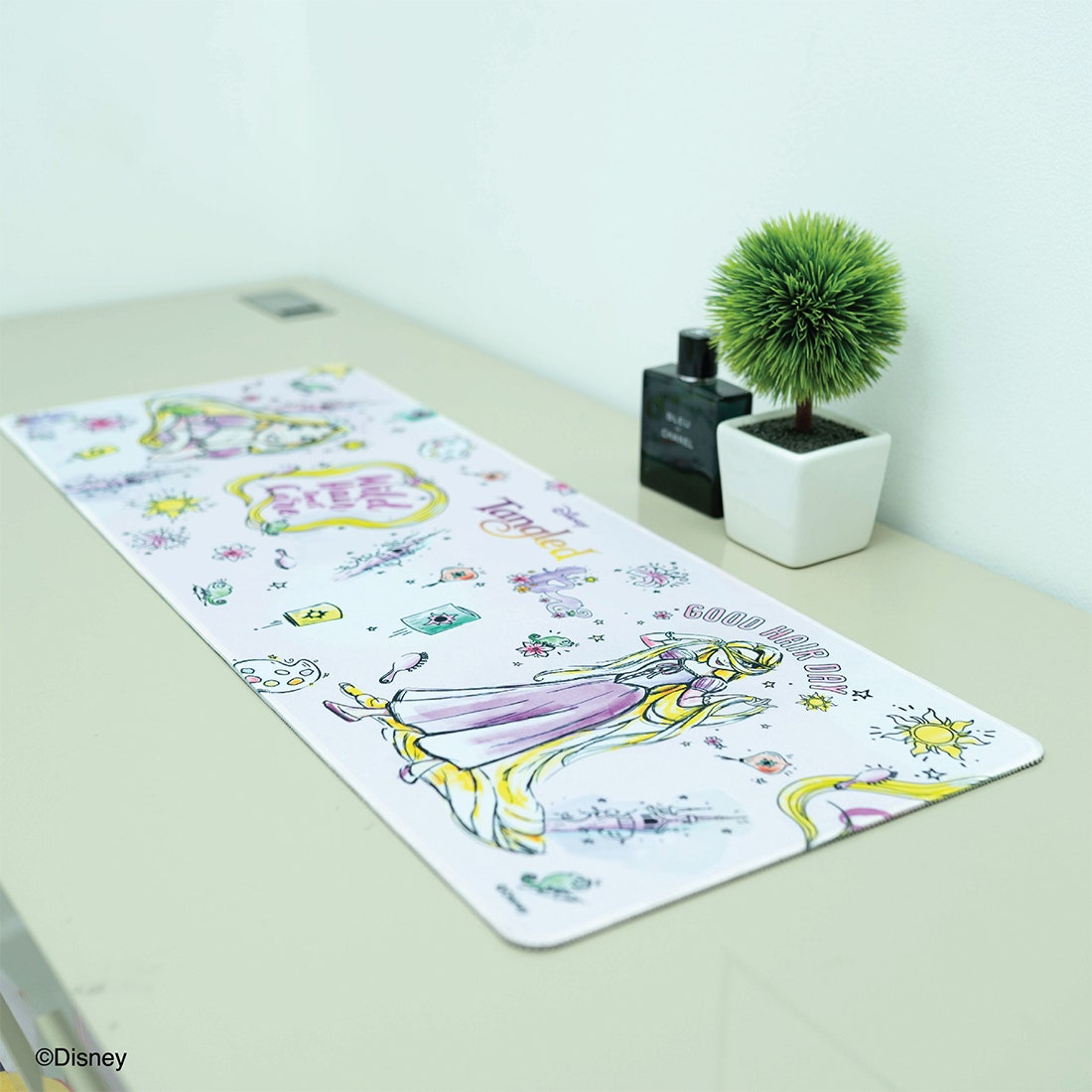 แผ่นรองเมาส์ DISNEY รุ่น PRINCESS-RAPUNZEL Table Pad/01 สีชมพู