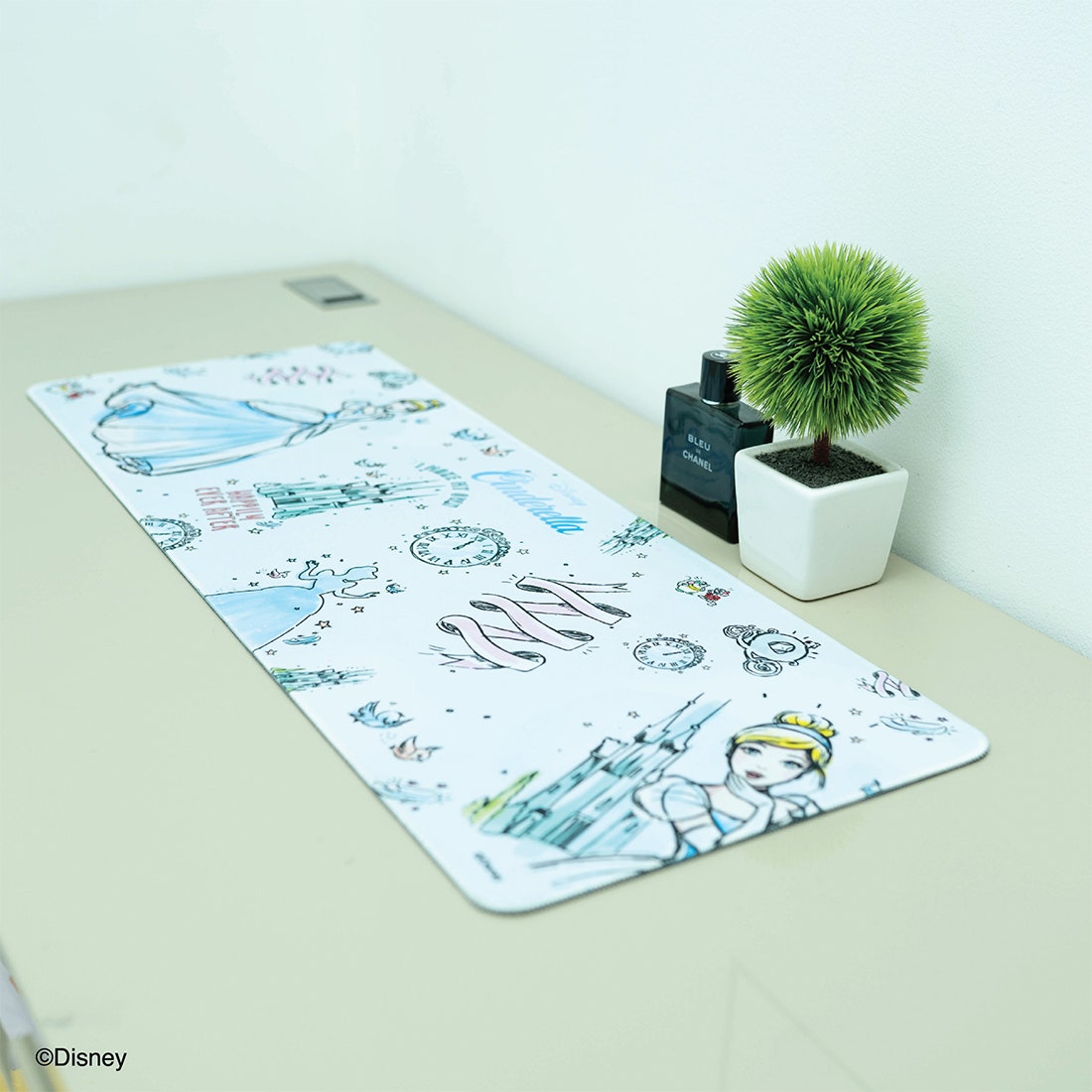 แผ่นรองเมาส์ DISNEY รุ่น PRINCESS-CINDERELLA Table Pad/01 สีไลท์บลู