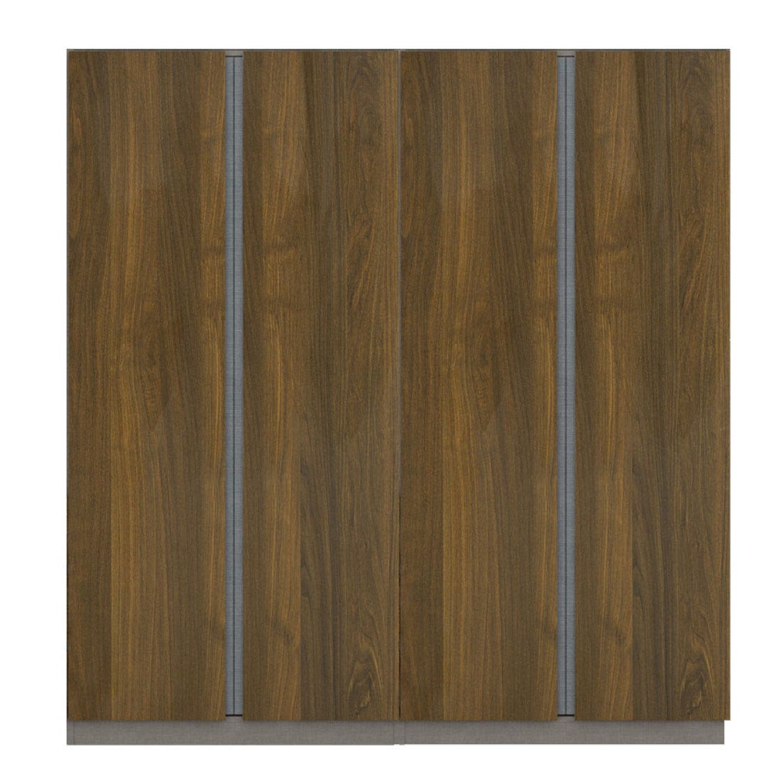 Wardrobe 200 cm. Blox Fit in Dark Wood Dark Wood Dark Wood