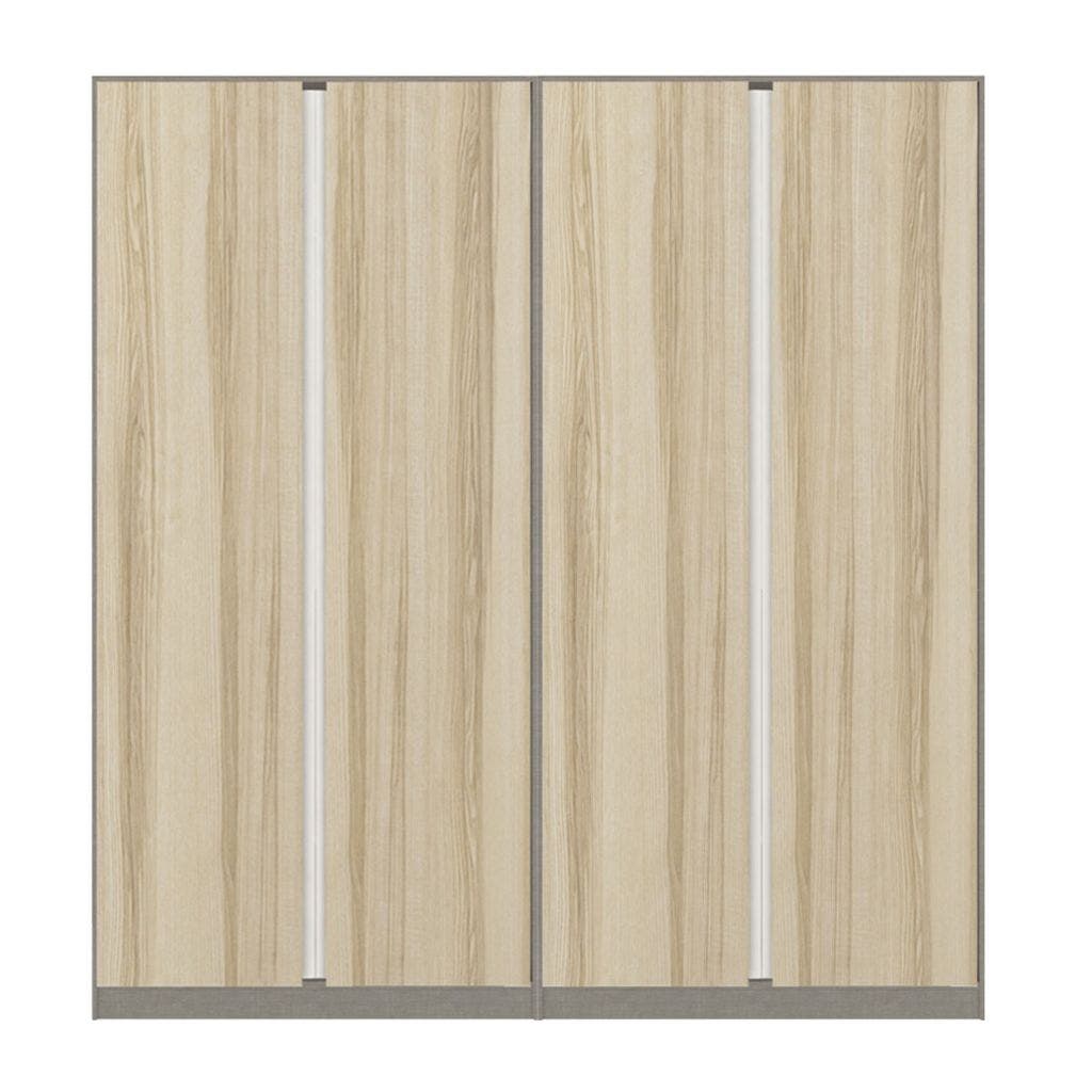 Wardrobe 200 cm. Blox Fit in Light Wood Light Wood