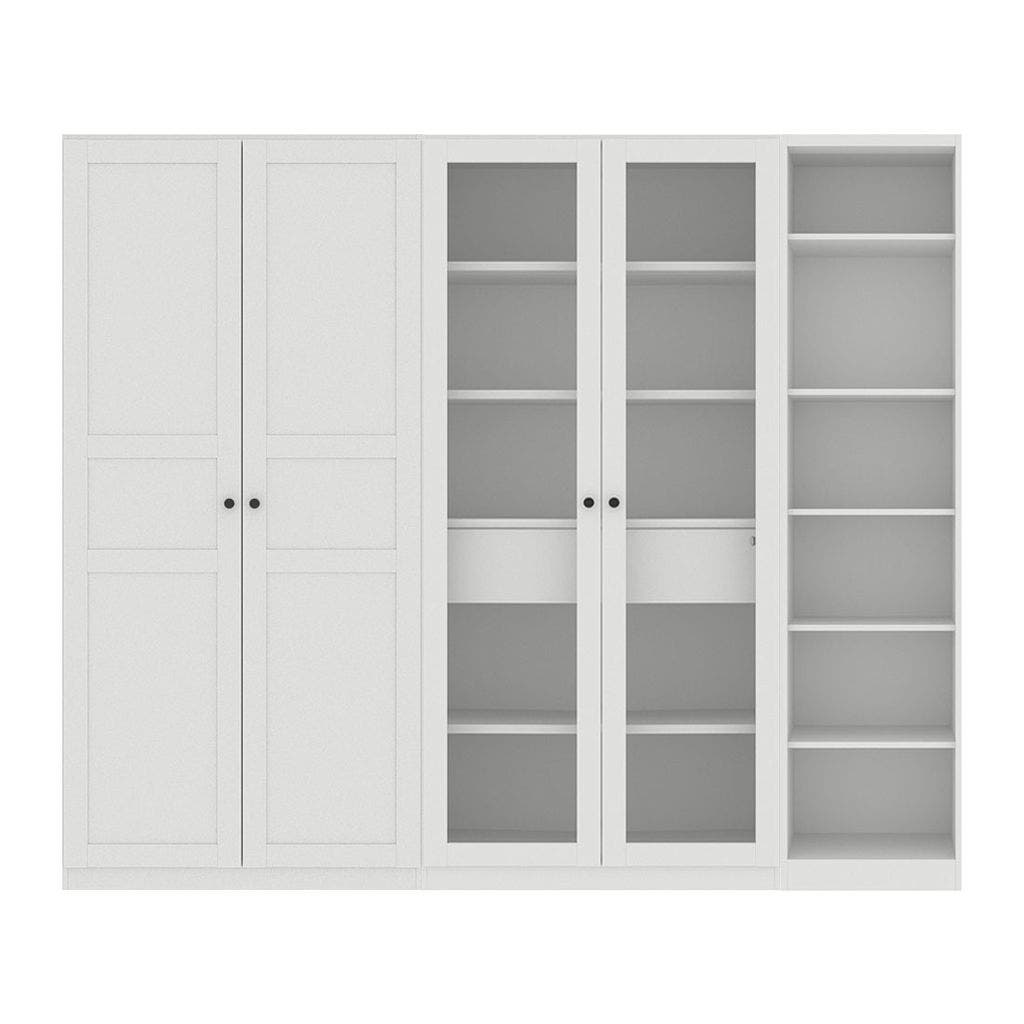 Wardrobe 250 cm. Blox Fit in White White