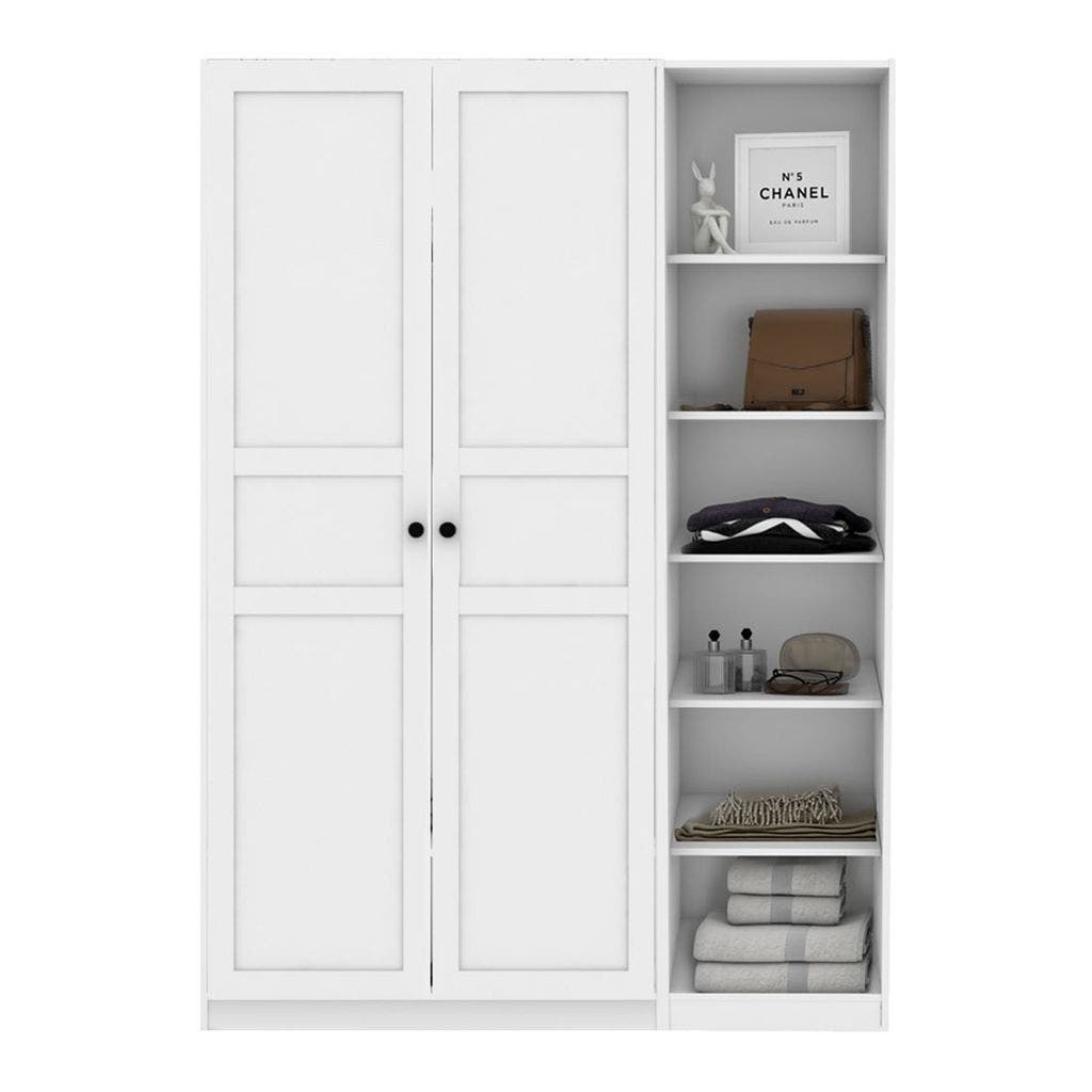 Wardrobe 150 cm. Blox Fit in White White