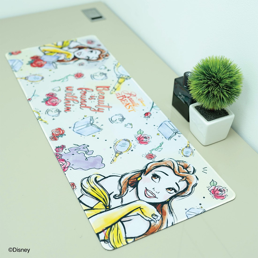 แผ่นรองเมาส์ DISNEY รุ่น PRINCESS-BELLE Table Pad/01